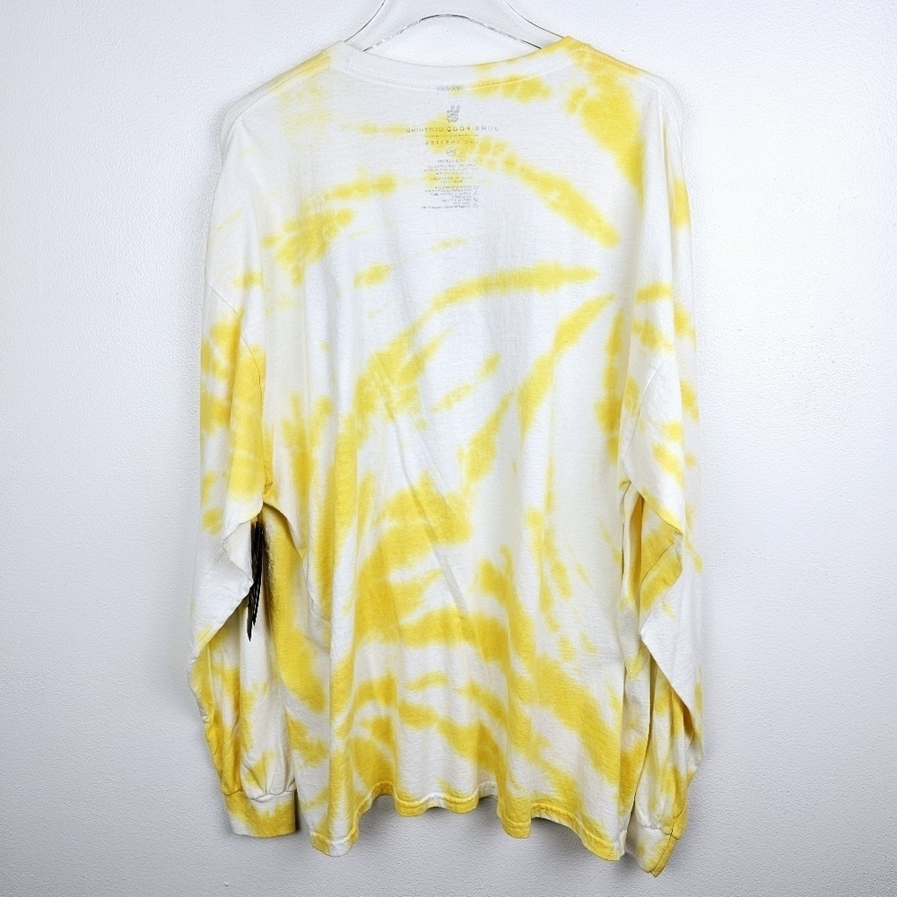 Junk Food Clothing Pittsburgh Steelers Long Sleeve Tie Dye Shirt NWT - Picture 2 of 7